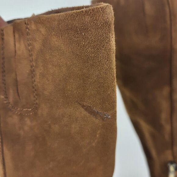 Sam Edelman Leigh Knee High heeled Kitten Heel Boot Brown Size 7.5M - Picture 9 of 14